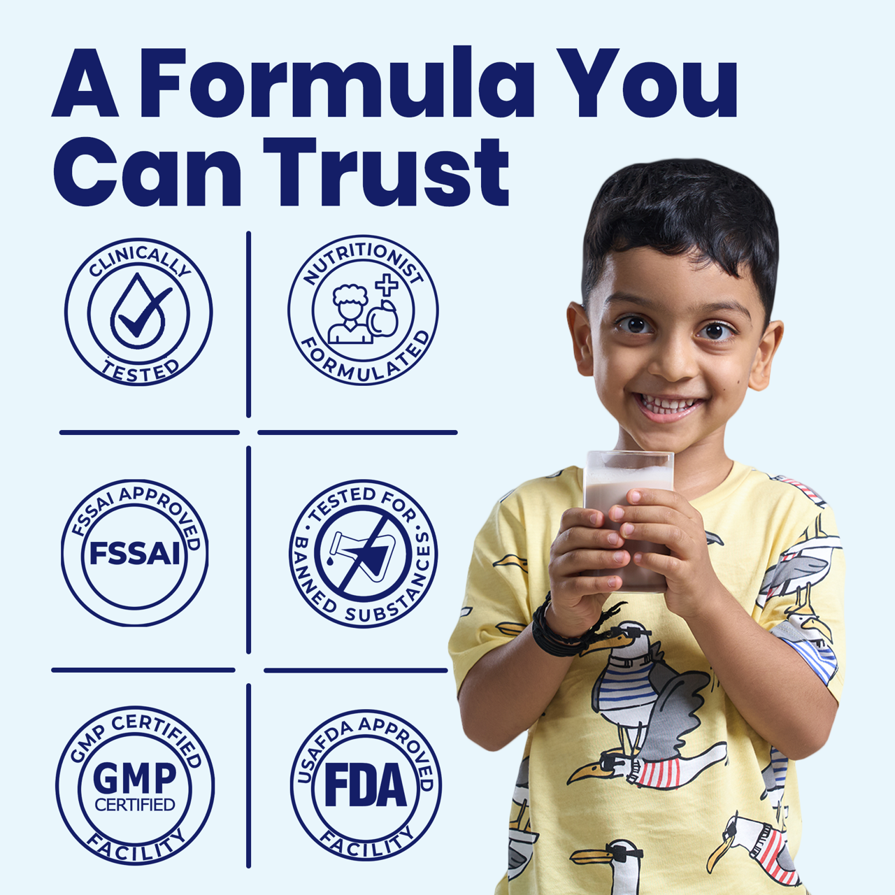 Power Shake Health Drink for 3-7 yr kids