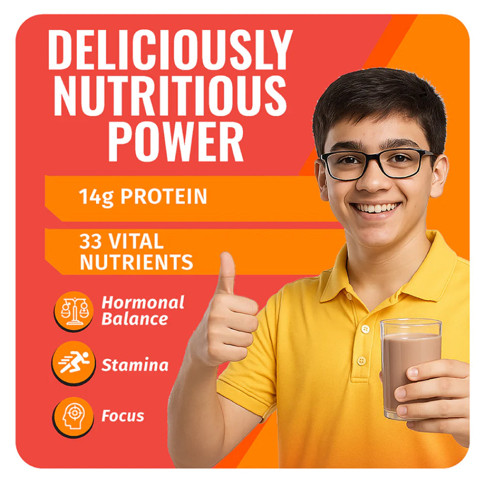 Power Shake Health Drink for teen boys | Chocolate 400g