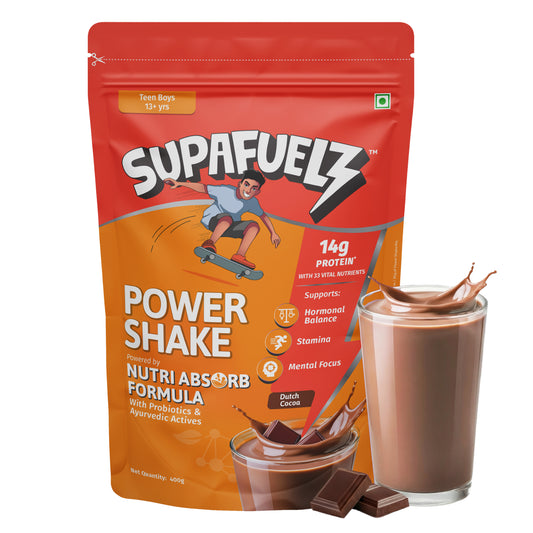 Power Shake for Active Teen Boys (13+ Years) | Chocolate | 400g