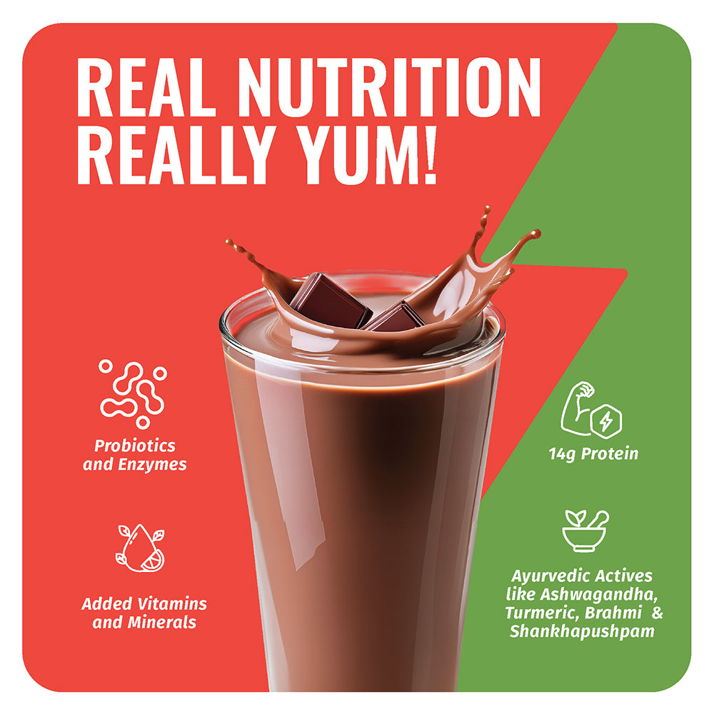 Hi-Protein Power Shake | Girls 13+ Years | For Growth, Mental Focus, Hormonal Balance | 400 gm | 13 Serves