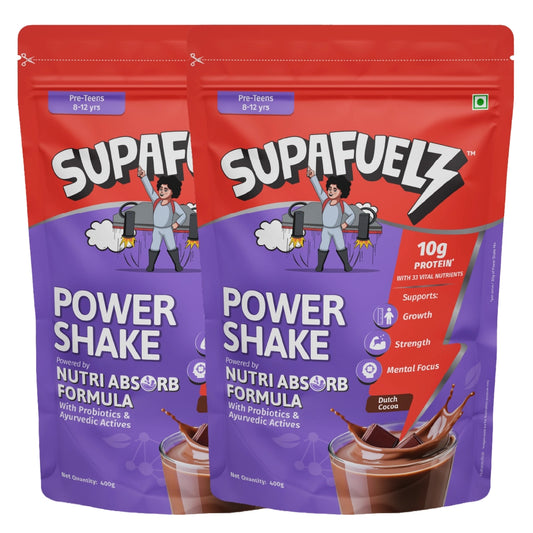Power Shake for Active Kids (8-12 Yrs) | Chocolate | 400g