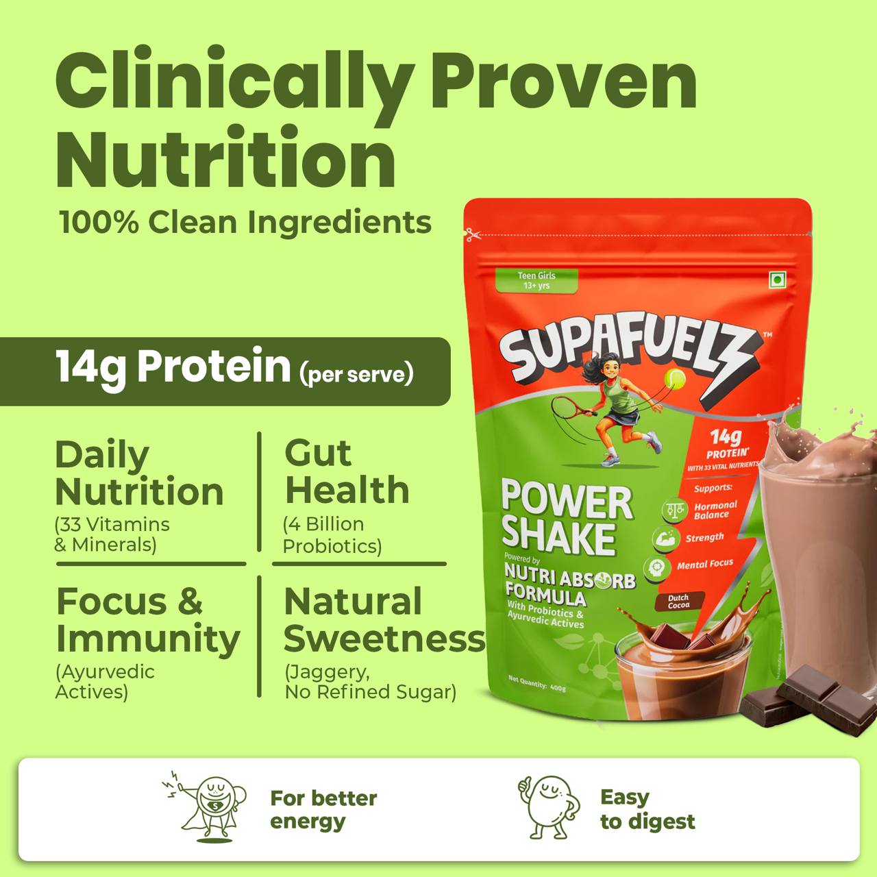 Power Shake for teen girls