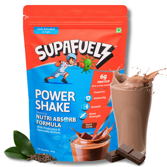 Power Shake for 3-7 Yrs | Growth Support | Chocolate | 400g