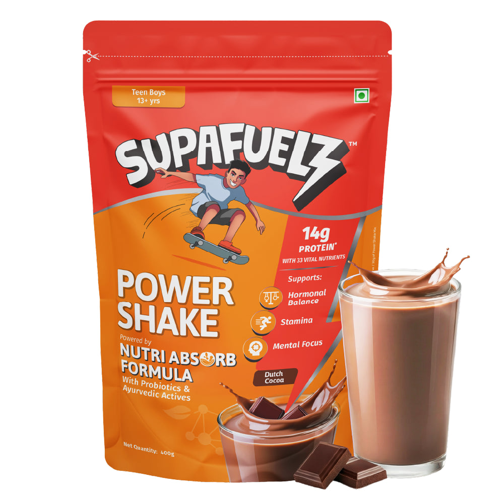 Power Shake for Active Teen Boys (13+ Years) | Chocolate | 400g