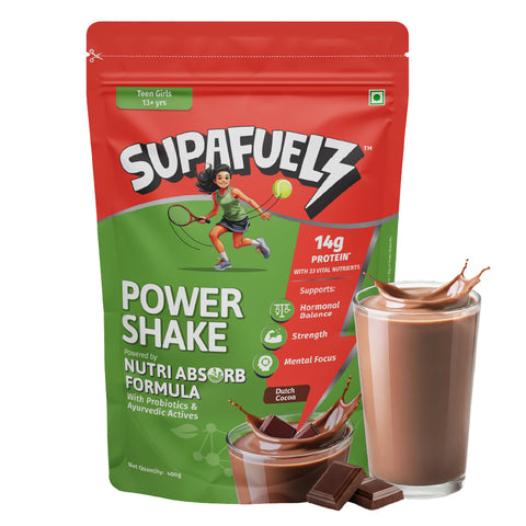 POWER SHAKE FOR ACTIVE TEEN GIRLS (13+ YRS) | CHOCOLATE