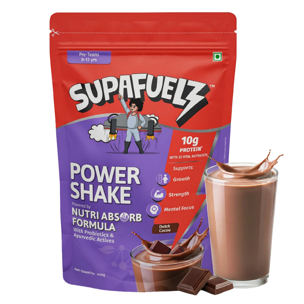 Power Shake for Active Kids (8-12 Yrs) | Chocolate | 400g