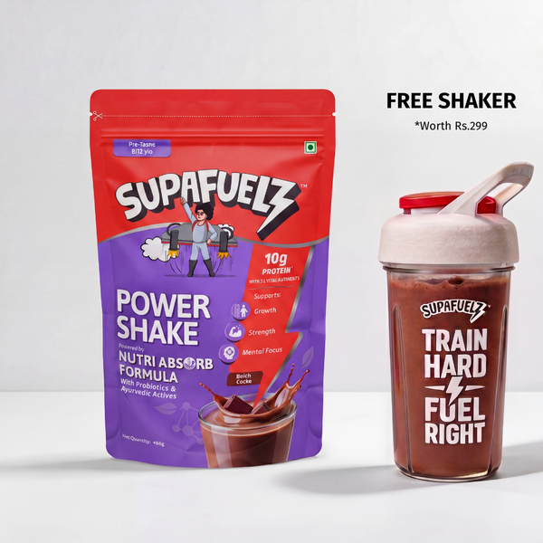 POWER SHAKE FOR ACTIVE KIDS (8-12 YRS) | CHOCOLATE | 