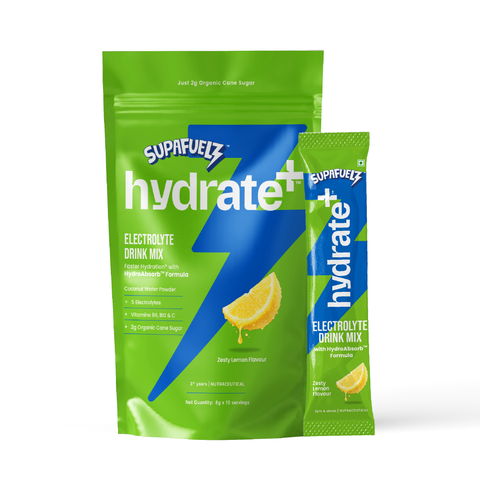 ELECTROLYTE MIX FOR ACTIVE KIDS | PACK OF 10 | LEMON
