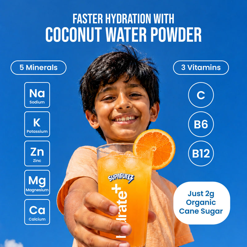 HYDRATE+ FOR ACTIVE KIDS | PACK OF 10 | ORANGE
