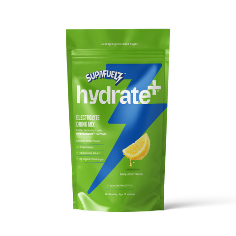HYDRATE+ FOR ACTIVE KIDS | PACK OF 10 | LEMON
