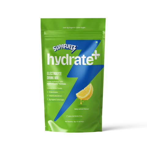 ELECTROLYTE MIX FOR ACTIVE KIDS | PACK OF 10 | LEMON