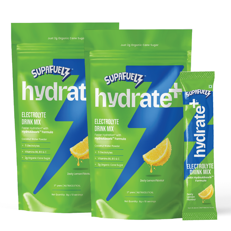 ELECTROLYTE MIX FOR ACTIVE KIDS | PACK OF 10 | LEMON