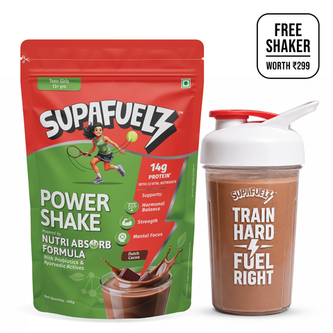 POWER SHAKE FOR ACTIVE TEEN GIRLS (13+ YRS) | CHOCOLATE