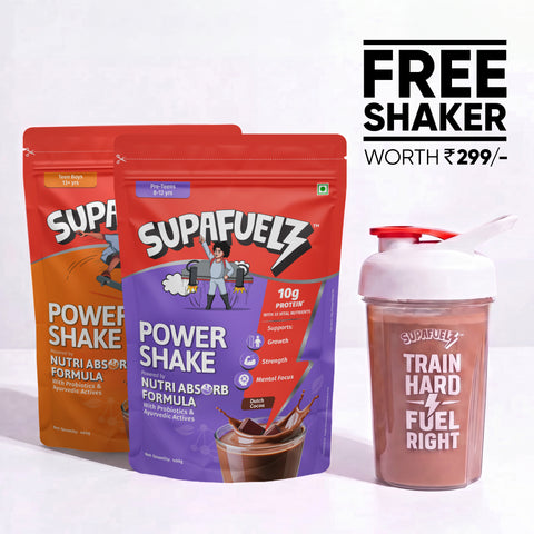 Combo of Power Shake for Active Teen Boys (8 +12 Years) + (13+ Years) | Chocolate | 800g