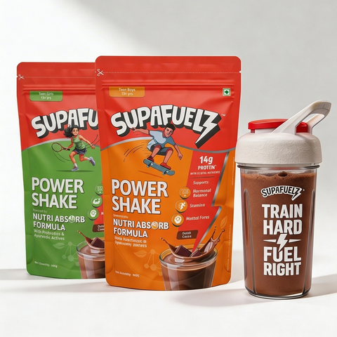 Combo of Power Shake for Active Teen Boys & Girls (13+ Years) | Chocolate | 800g