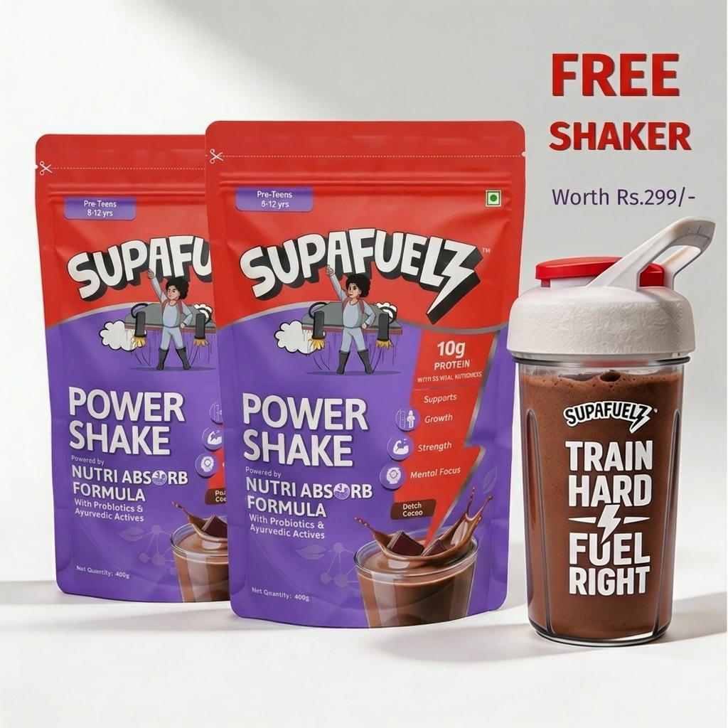 Power Shake for Active Kids (8-12 Yrs) | Chocolate | 400g